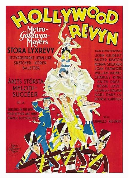 Постер Poster - Hollywood Revue Of 1929, The с типом исполнения На холсте в раме в багетной раме 221-03