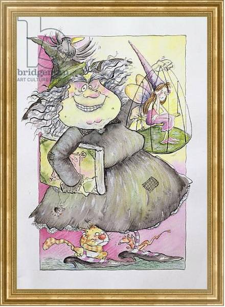 Постер Wicked Witch, 1998 с типом исполнения На холсте в раме в багетной раме NA033.1.051