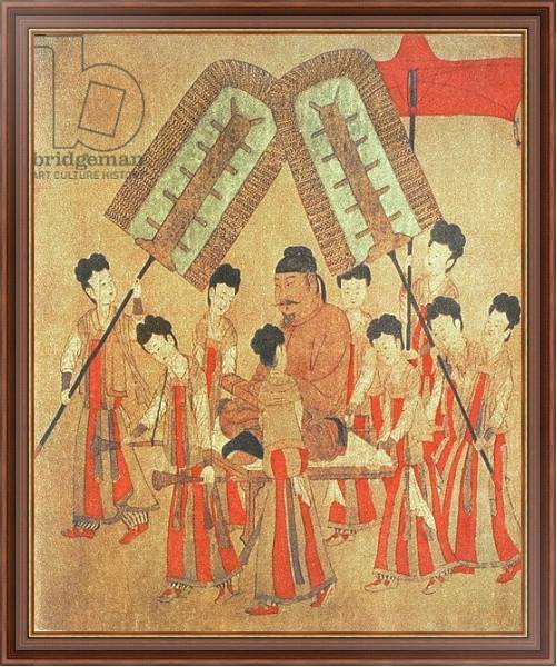 Постер Yongle Emperor, facsimile of original Chinese scroll с типом исполнения На холсте в раме в багетной раме 35-M719P-83