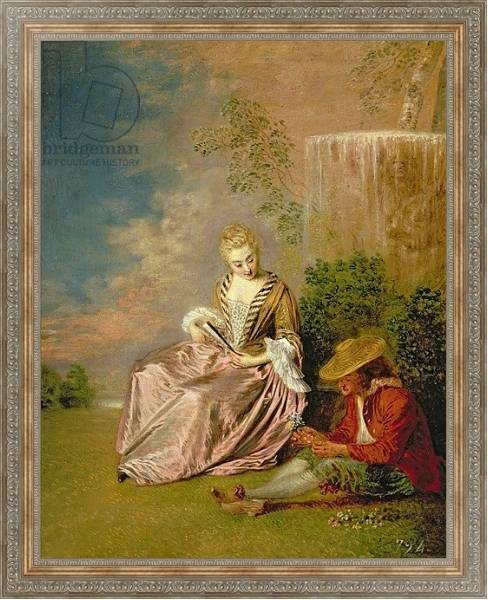 Постер The Shy Lover, 1718 с типом исполнения На холсте в раме в багетной раме 484.M48.310