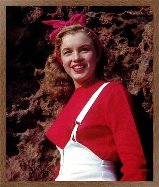 Постер Monroe, Marilyn 107 с типом исполнения На холсте в раме в багетной раме 1727.4310