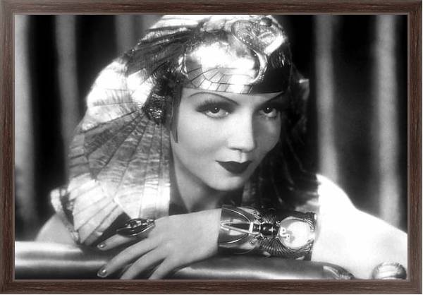 Постер Colbert, Claudette (Cleopatra) 4 с типом исполнения На холсте в раме в багетной раме 221-02