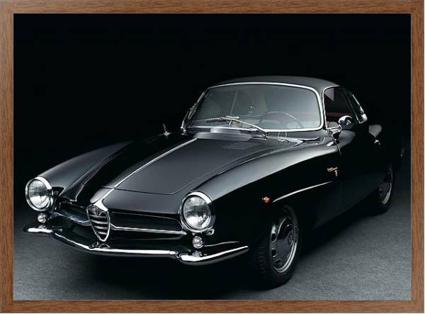 Постер Alfa Romeo Giulietta Sprint Speciale '1957 с типом исполнения На холсте в раме в багетной раме 1727.4310