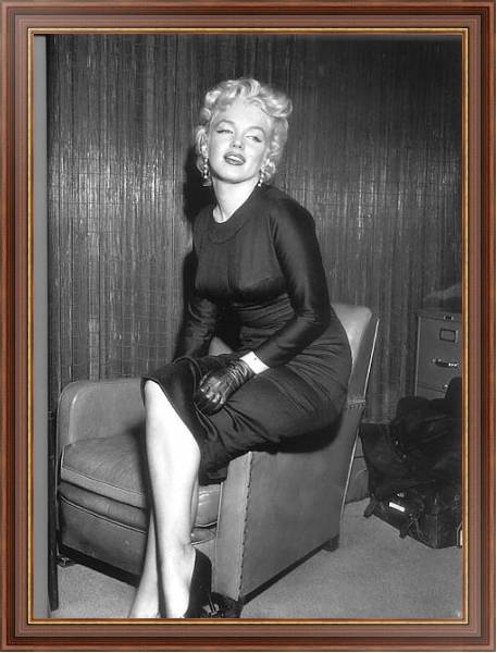 Постер Monroe, Marilyn 26 с типом исполнения На холсте в раме в багетной раме 35-M719P-83