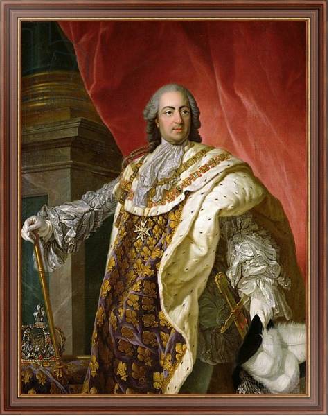 Постер Louis XV с типом исполнения На холсте в раме в багетной раме 35-M719P-83