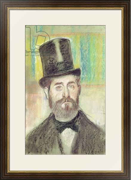 Постер Man in an Opera Hat с типом исполнения Под стеклом в багетной раме 1.023.036