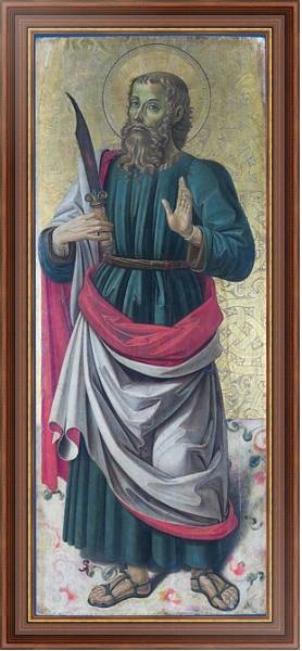 Постер Святой Бартоломью с типом исполнения На холсте в раме в багетной раме 35-M719P-83
