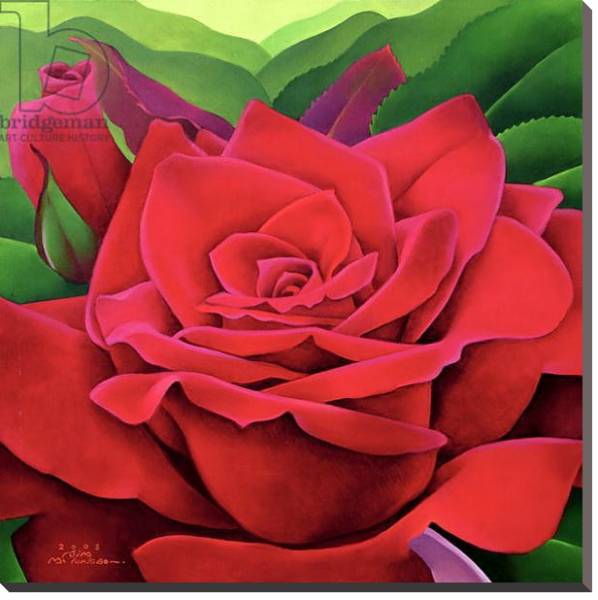 Постер The Rose, 2003 с типом исполнения На холсте без рамы