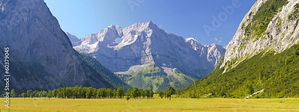 Постер Германия. Баварский пейзаж #1 с типом исполнения На холсте без рамы