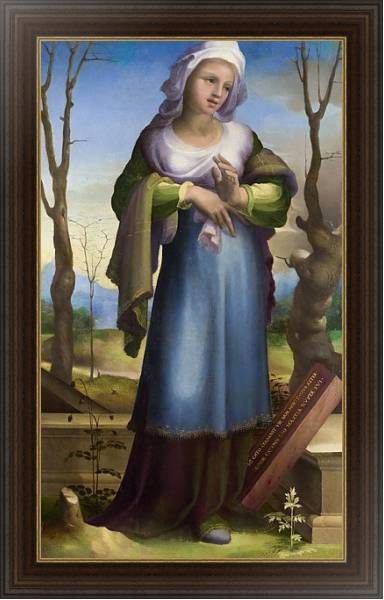 Постер Марсия с типом исполнения На холсте в раме в багетной раме 1.023.151