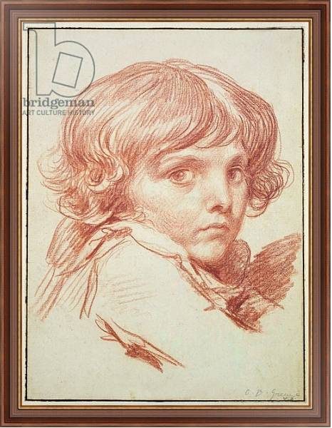 Постер Portrait of a Young Boy с типом исполнения На холсте в раме в багетной раме 35-M719P-83