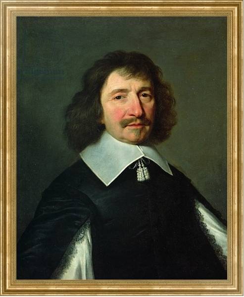 Постер Portrait of Vincent Voiture c.1643-44 с типом исполнения На холсте в раме в багетной раме NA033.1.051