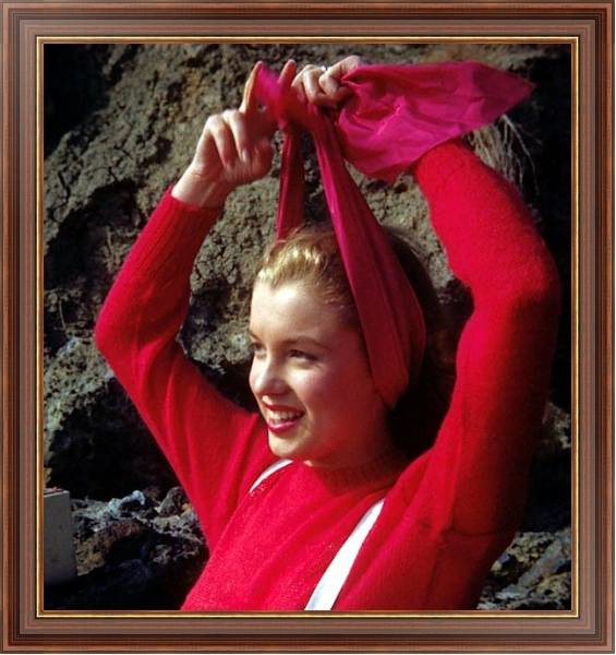 Постер Monroe, Marilyn 108 с типом исполнения На холсте в раме в багетной раме 35-M719P-83