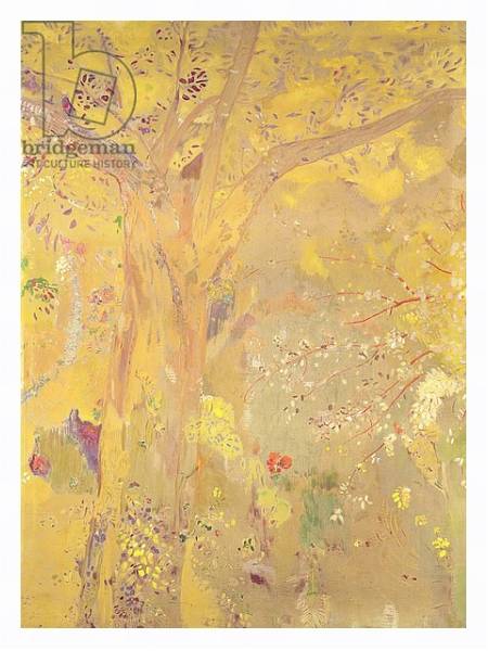 Постер Yellow Tree, 1900-01 с типом исполнения На холсте в раме в багетной раме 221-03
