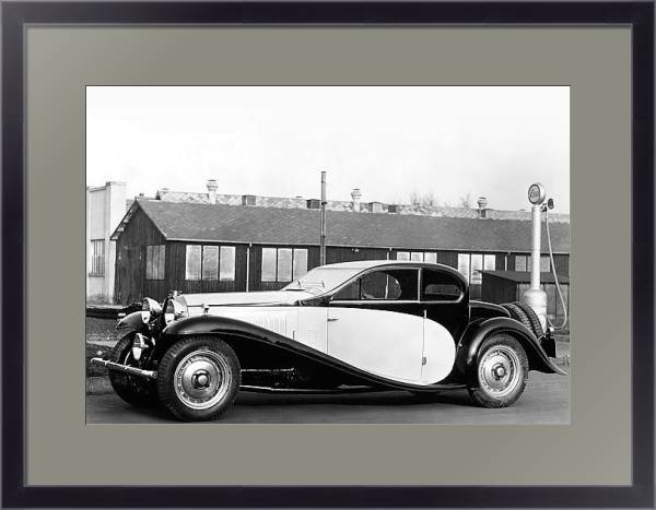Постер Bugatti Type 50 Coupe Profilee '1931–33 с типом исполнения Под стеклом в багетной раме 221-01