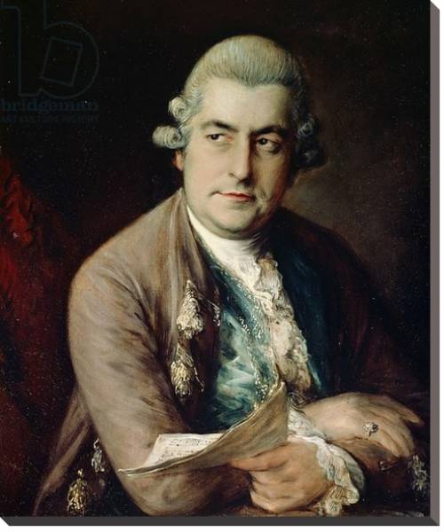 Постер Johann Christian Bach, 1776 с типом исполнения На холсте без рамы