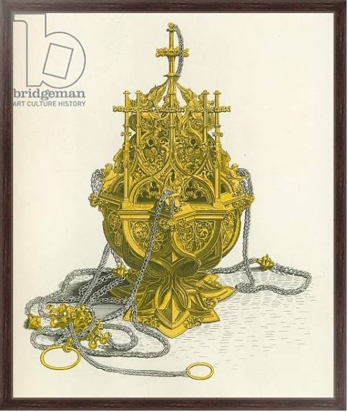 Постер A Censer, c 1470 с типом исполнения На холсте в раме в багетной раме 221-02