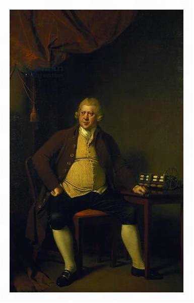 Постер Sir Richard Arkwright, 1789-90 с типом исполнения На холсте в раме в багетной раме 221-03