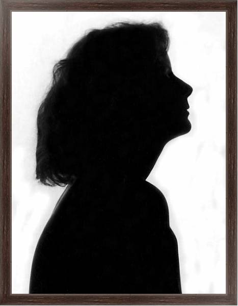 Постер Гарбо Грета 136 с типом исполнения На холсте в раме в багетной раме 221-02