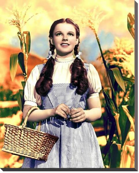 Постер Garland, Judy (Wizard Of Oz, The)C с типом исполнения На холсте без рамы