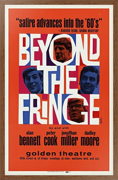 Постер Beyond the fringe с типом исполнения На холсте в раме в багетной раме 1727.4310