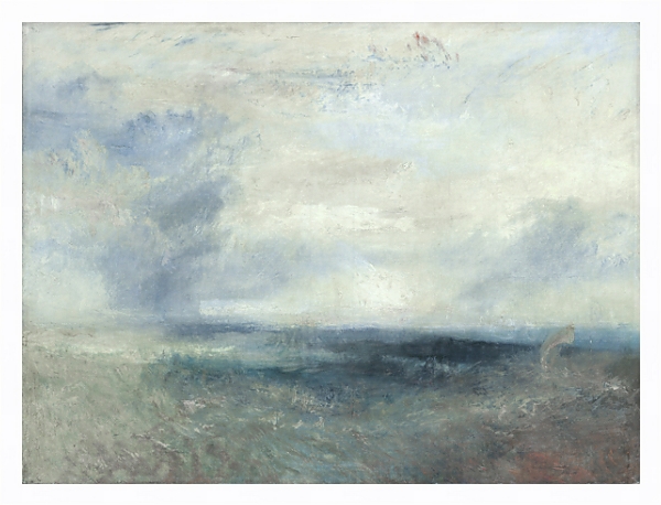 Постер Маргит, вид с моря с типом исполнения На холсте в раме в багетной раме 221-03