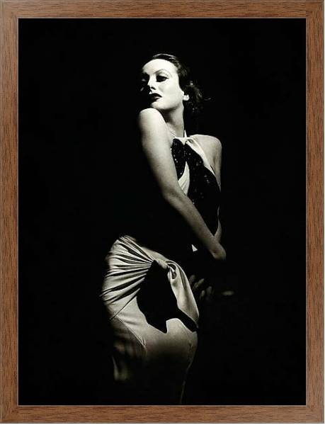 Постер Crawford, Joan (Letty Lynton) с типом исполнения На холсте в раме в багетной раме 1727.4310