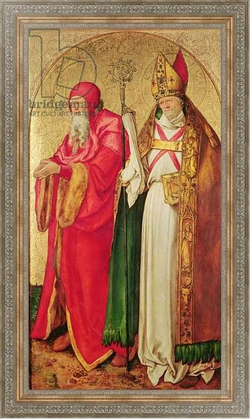 Постер Saint Simeon and Saint Lazarus, c.1503 с типом исполнения На холсте в раме в багетной раме 484.M48.310