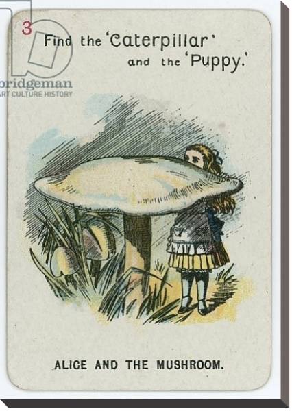 Постер Alice and the Mushroom с типом исполнения На холсте без рамы