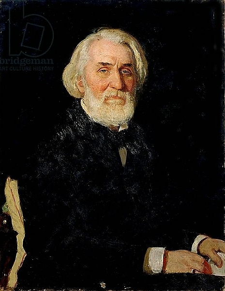 Постер Portrait of Ivan S. Turgenev, 1879 с типом исполнения На холсте без рамы
