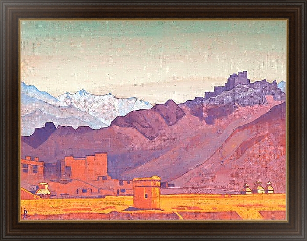 Постер Путь на Тибет с типом исполнения На холсте в раме в багетной раме 1.023.151