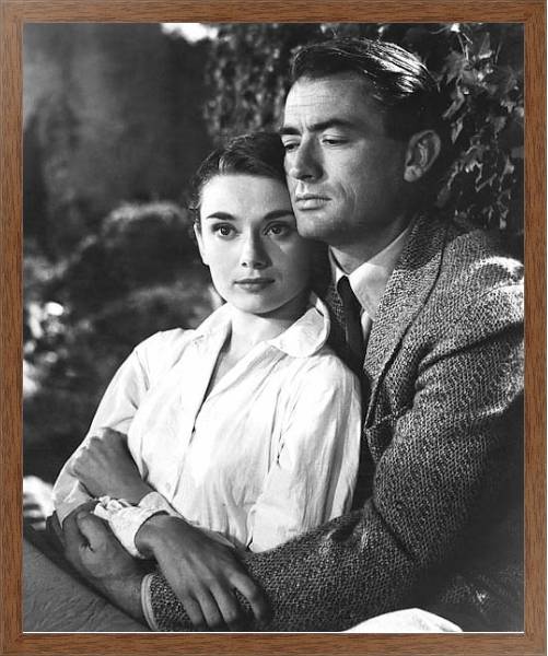 Постер Hepburn, Audrey (Roman Holiday) 4 с типом исполнения На холсте в раме в багетной раме 1727.4310