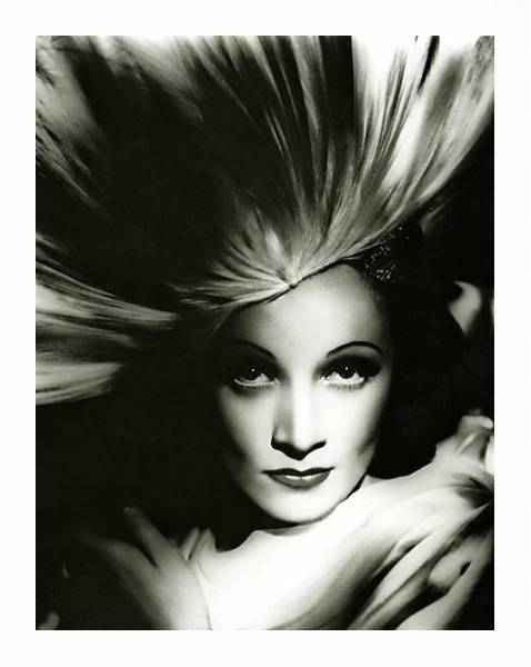 Постер Dietrich, Marlene 19 с типом исполнения На холсте в раме в багетной раме 221-03