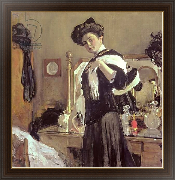 Постер Portrait of Henrietta Girshmann, 1907 1 с типом исполнения На холсте в раме в багетной раме 1.023.151