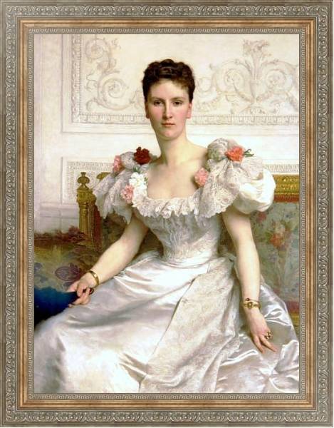 Постер Графиня де Камбасерес с типом исполнения На холсте в раме в багетной раме 484.M48.310