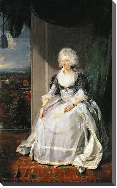 Постер Queen Charlotte, 1789-90, wife of George III с типом исполнения На холсте без рамы
