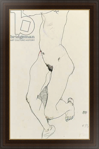 Постер Running woman, 1913 с типом исполнения На холсте в раме в багетной раме 1.023.151
