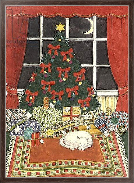 Постер Christmas Tree с типом исполнения На холсте в раме в багетной раме 221-02