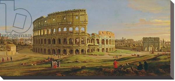Постер The Colosseum с типом исполнения На холсте без рамы