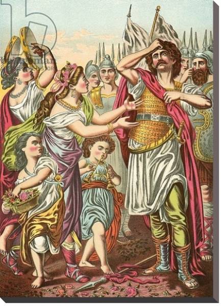Постер Jephthah's Rash Vow с типом исполнения На холсте без рамы