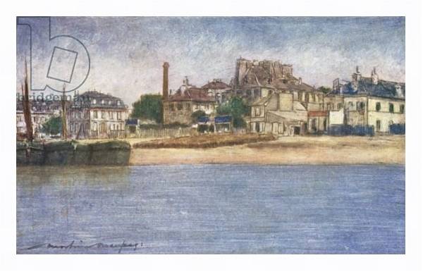 Постер The Seine near Charenton с типом исполнения На холсте в раме в багетной раме 221-03