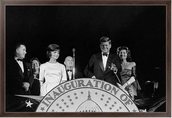 Постер Американские лидеры 2 с типом исполнения На холсте в раме в багетной раме 221-02