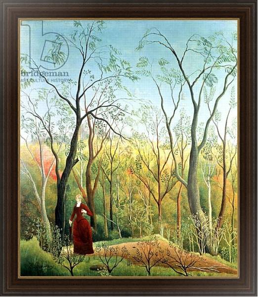 Постер The Walk in the Forest, 1886-90 с типом исполнения На холсте в раме в багетной раме 1.023.151
