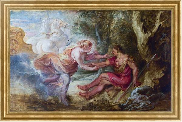 Постер Аврора, похищающая Кефалия с типом исполнения На холсте в раме в багетной раме NA033.1.051