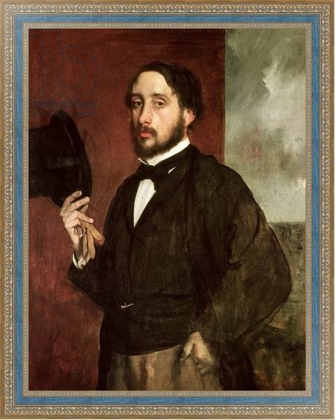 Постер Self portrait, c.1862 с типом исполнения На холсте в раме в багетной раме 484.M48.685