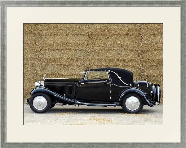 Постер Rolls-Royce 20 25 Drophead Coupe '1932 с типом исполнения Под стеклом в багетной раме 1727.2510