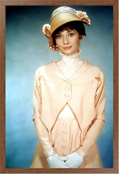Постер Хепберн Одри 309 с типом исполнения На холсте в раме в багетной раме 1727.4310