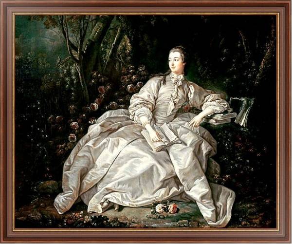 Постер Madame de Pompadour с типом исполнения На холсте в раме в багетной раме 35-M719P-83