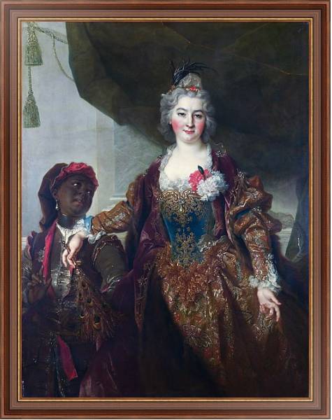 Постер Принцесса Ракоци с типом исполнения На холсте в раме в багетной раме 35-M719P-83