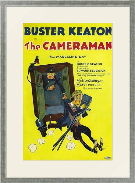 Постер Poster - Cameraman, The с типом исполнения Под стеклом в багетной раме 1727.2510